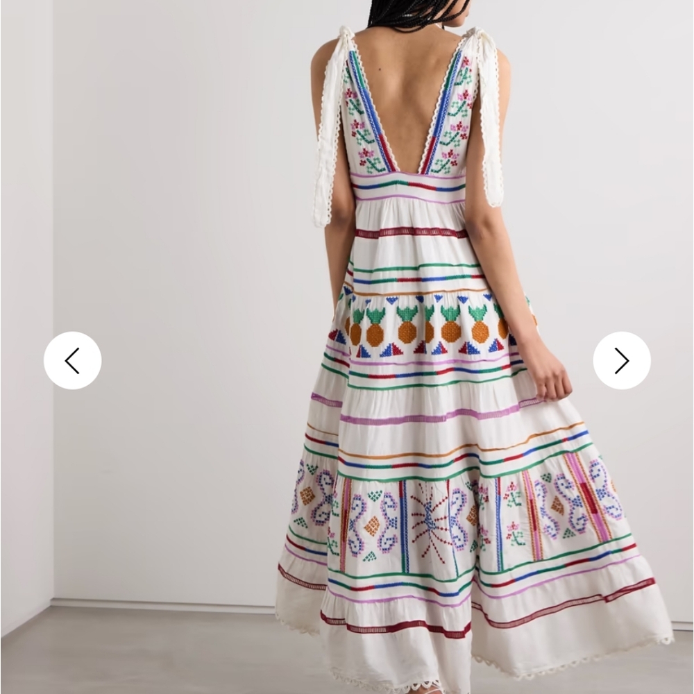 Farm Rio Embroidered Maxidress - Picture 5 of 6